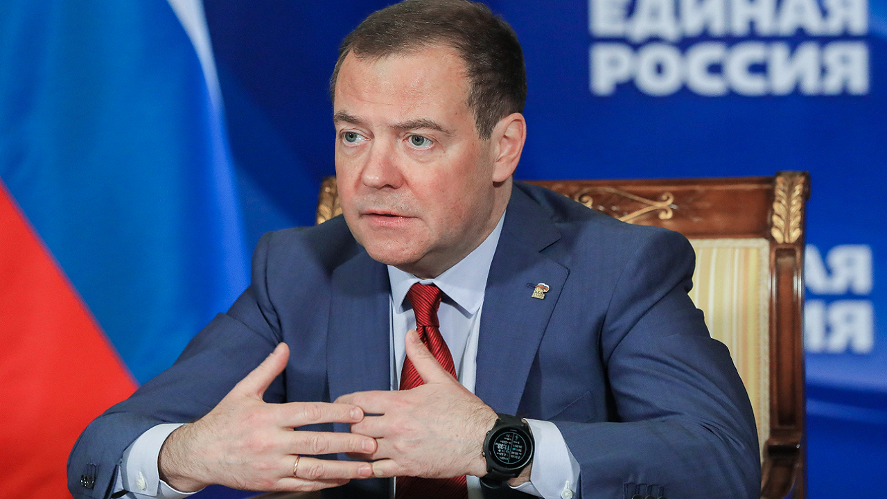 Russian Medvedev says British officials are