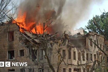 Russian missile hits medical clinic in Ukraine