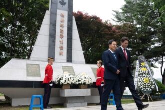 Shadow of war hangs over the G7 summit as Trudeau