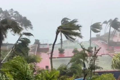 Super Typhoon Mawar strikes Guam as a Category 4 with