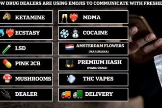 Symbols used by traffickers in Britain