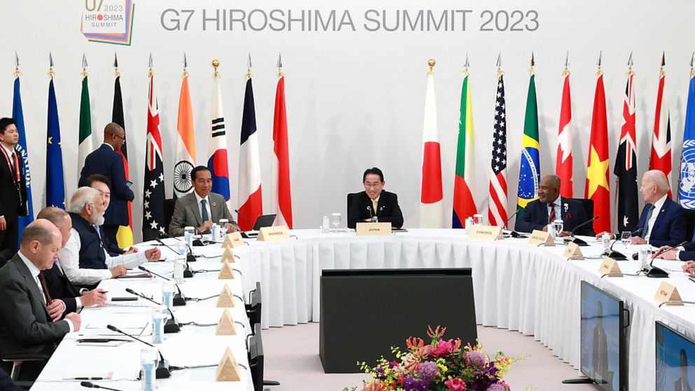The G7 urges China to pressure Russia to end the war