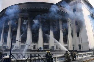 The Historic Fire Guts Manila Post Office