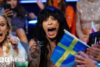 The Swedish Loreen wins the Eurovision Song Contest for the