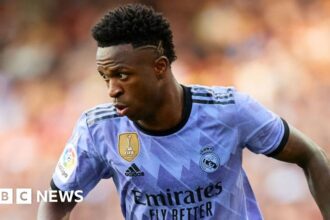 Three held in Spain about Vinicius Jr racial