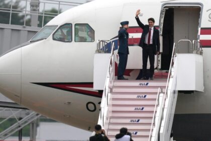 Trudeau arrives amid the G7 summit in Japan
