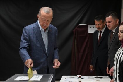 Turkish president is voting for the presidency,