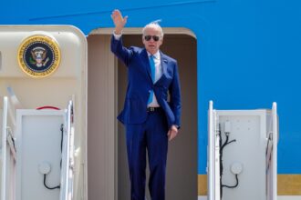 US President Joe Biden arrives in Japan for the G7