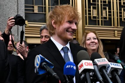 ‘Very happy’ Ed Sheeran wins Thinking Out Loud