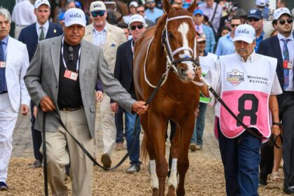 What was that thing on Derby winner Mage’s nose?