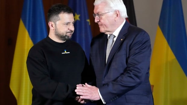 Zelenskyy in Berlin to discuss arms deliveries