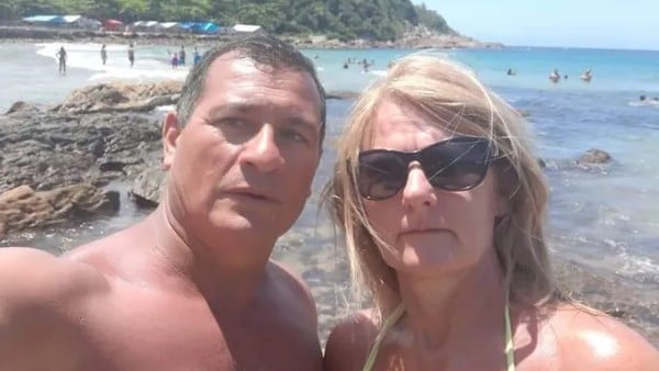 an ex-policeman stabbed his wife to death and