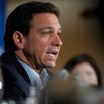 DeSantis snaps at reporter, “Are you blind?”