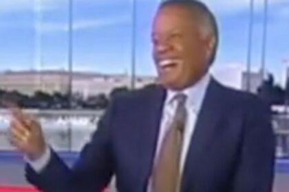 Juan Williams of Fox News bursts out laughing at Donald