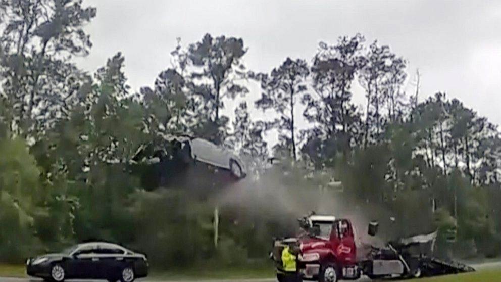 Real-life ‘Fast and Furious’: Car sent flying